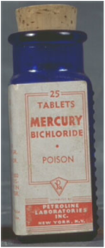 anti-syphilitic agents contained mercury