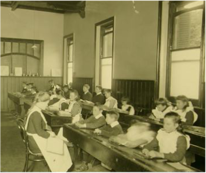 Royal Victorian Institute for the Blind, Classroom, circa 1900
