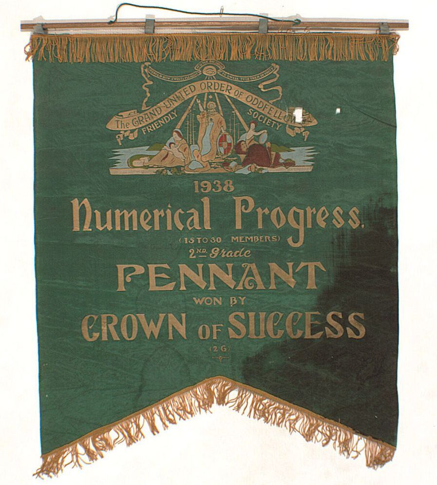 Progress Banner, International order of Oddfellows