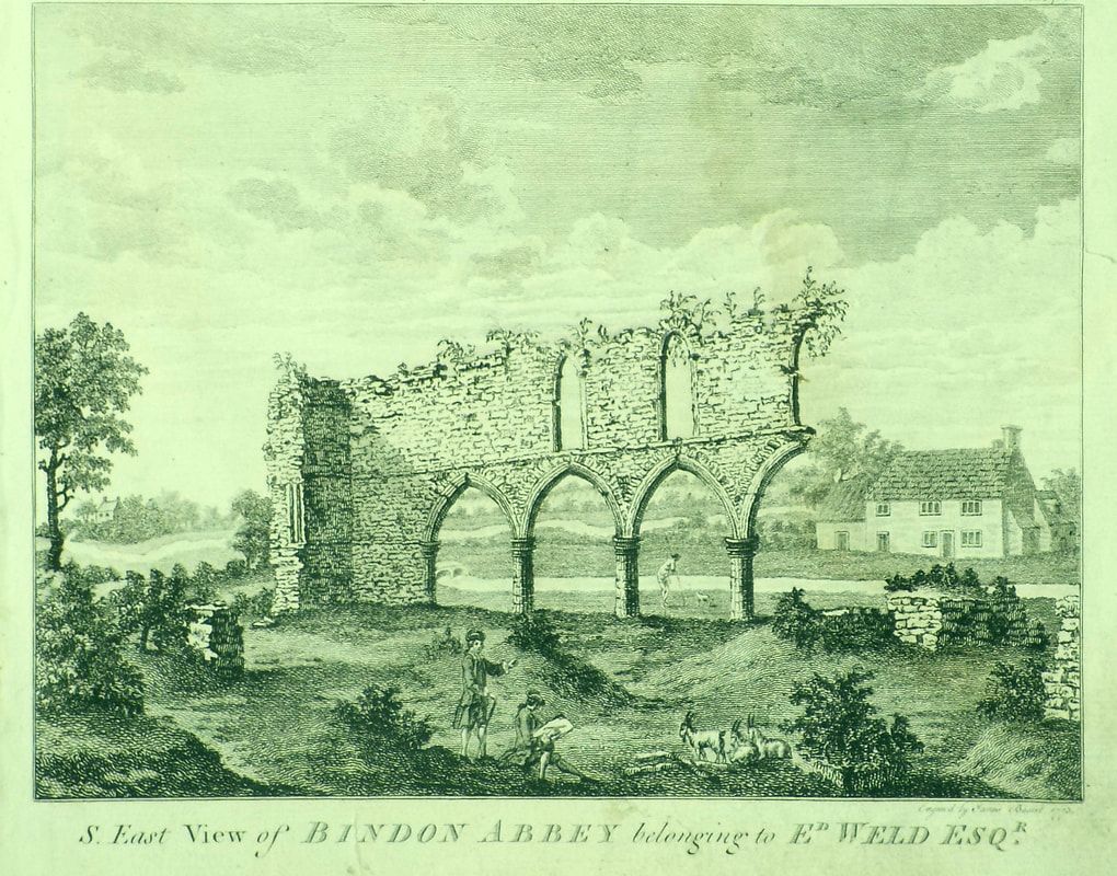 Remains of Bindon Abbey, Dorset. 1773