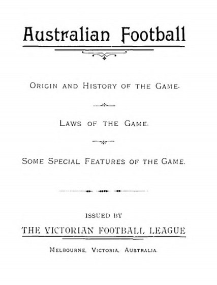 Australian Rules Football History