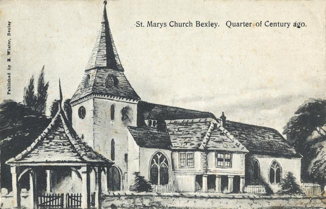 St Marys Church Bexley c.1900