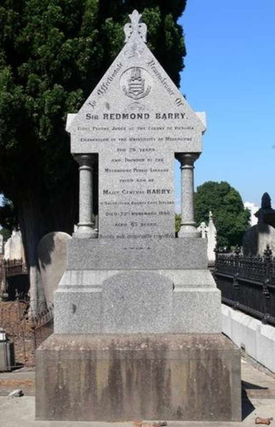 Memorial of Sir Redmond Barry