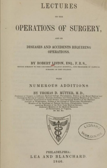 Lectures on the operations of surgery 1846