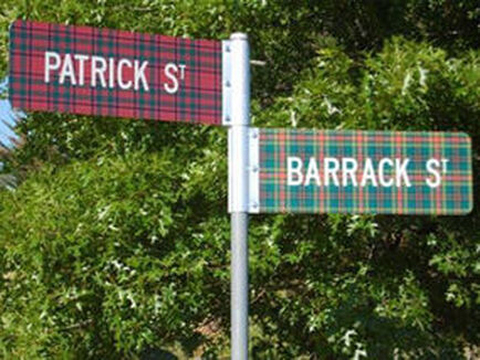 Bothwell- The tiny island community is paying permanent homage to some of its original Scots settlers by decking the town in tartan