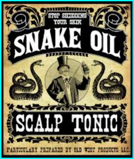 Patent Medicine Miracle Cures Snake Oil with Mercury