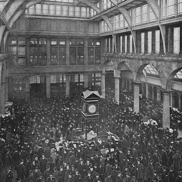 Corn exchange London, 1900 