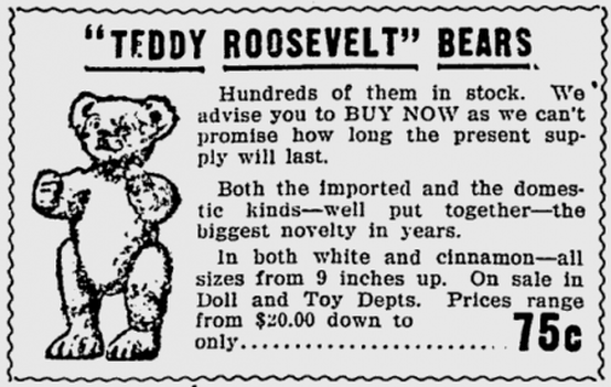 Teddy Roosevelt Bears