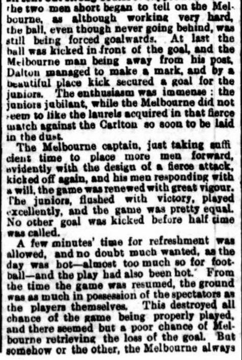 Football club 1872- Melbourne
