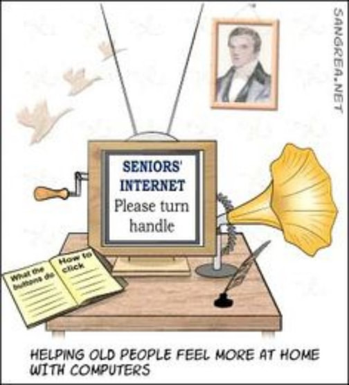 Senior's internet