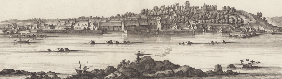 Slezer's View of Culross from Theatrum Scotiae, 1693