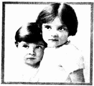 Burlington study of the little son and daughter of Mr and Mrs Hudson, of Port Melbourne