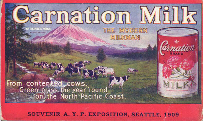 Carnation Milk, Carnation farm, Washington
