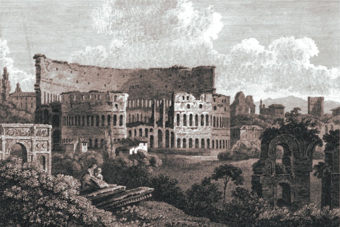 Colosseum, Rome 1796
