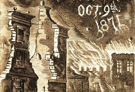 A scene from the Chicago fire, October 9th 1871