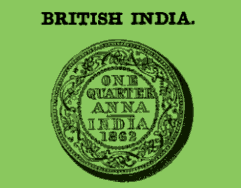 1862 British India coin