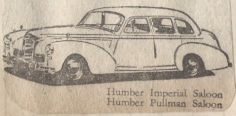 Humber Imperial Saloon, Pullman Saloon