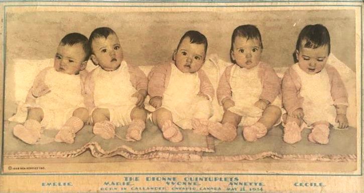 The Canadian Dionne Quintuplets
