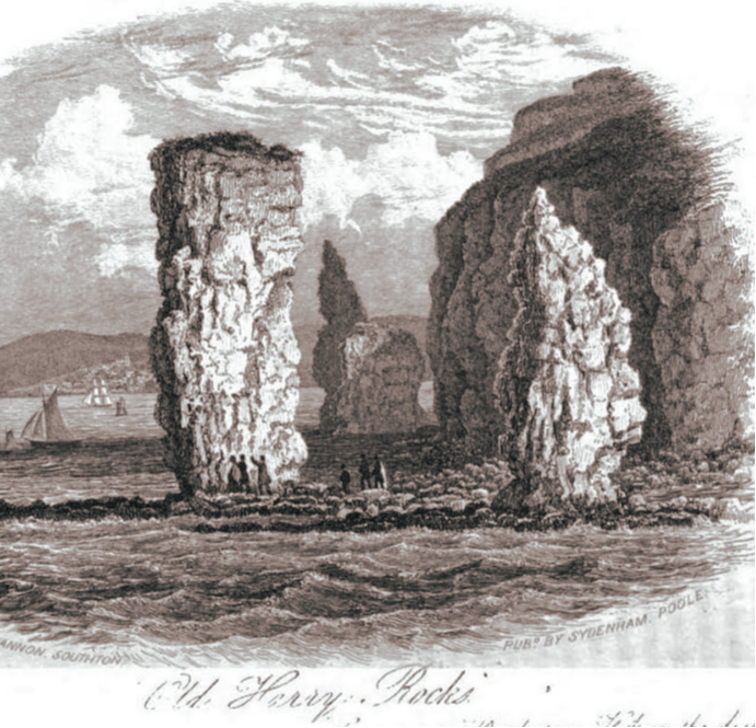 Old Harry Rocks, Dorset 1858