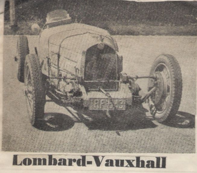 Lombard-Vauxhall Old cars