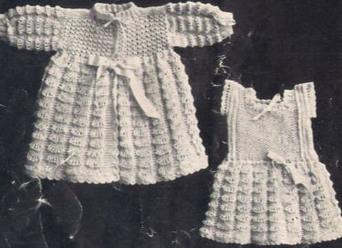 1930's baby knitwear