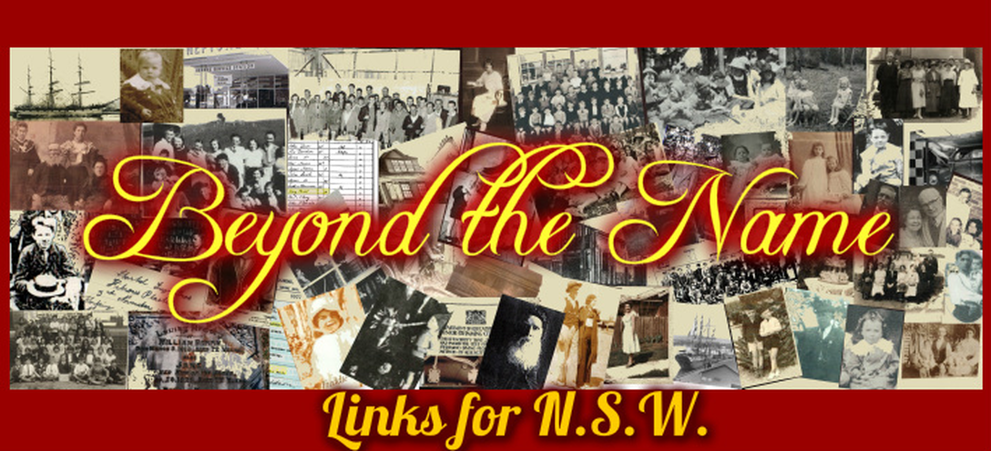 N.S.W. Related Links- Beyond the Name, History & Genealogy