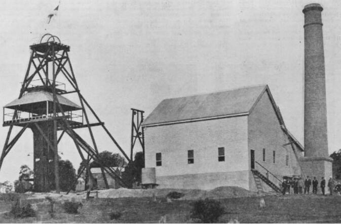 Scottish Gympie Gold Mine, No. 2 shaft, 1900