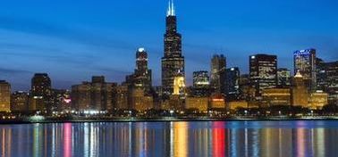 Chicago survived the 1871 fire & is now a thriving metropolis