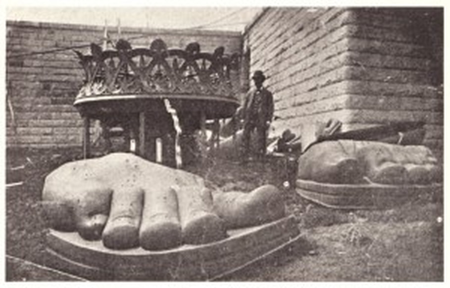 Unpacking the Statue of Liberty's feet