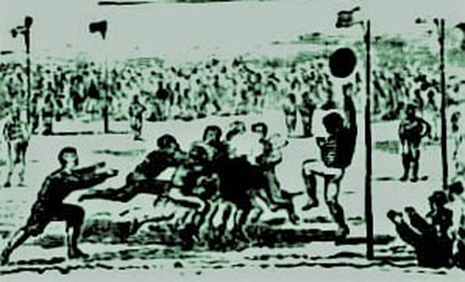 Aussie Rules football 1888