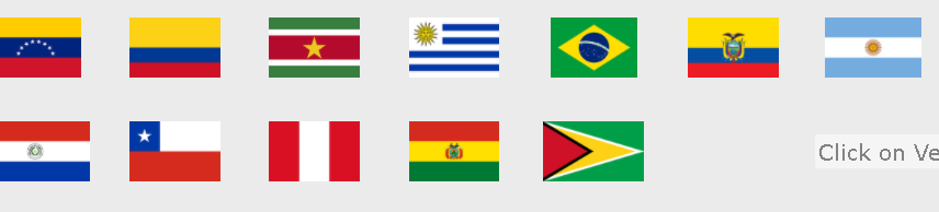 Improve your geography- Flags of Sth America
